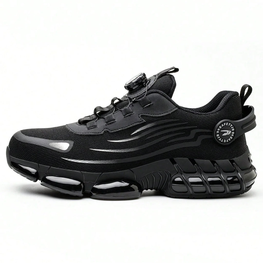 Men's Safety Shoes, Lightweight Breathable Anti-Smash Work Shoes