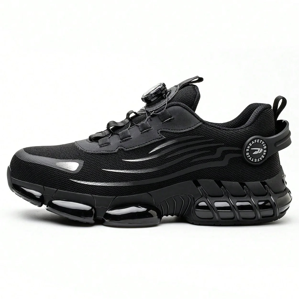 Men's Safety Shoes, Lightweight Breathable Anti-Smash Work Shoes