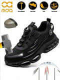 Men's Safety Shoes, Lightweight Breathable Anti-Smash Work Shoes