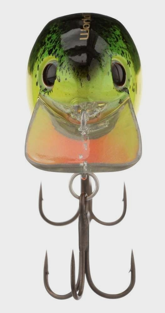 World Rush Square Bill Crankbait - Green Chart Splatter