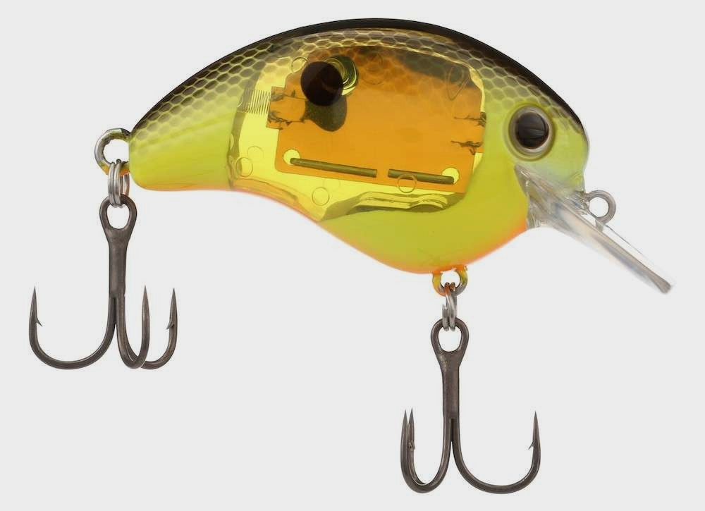 World Rush Square Bill Crankbait - Black Back Chart