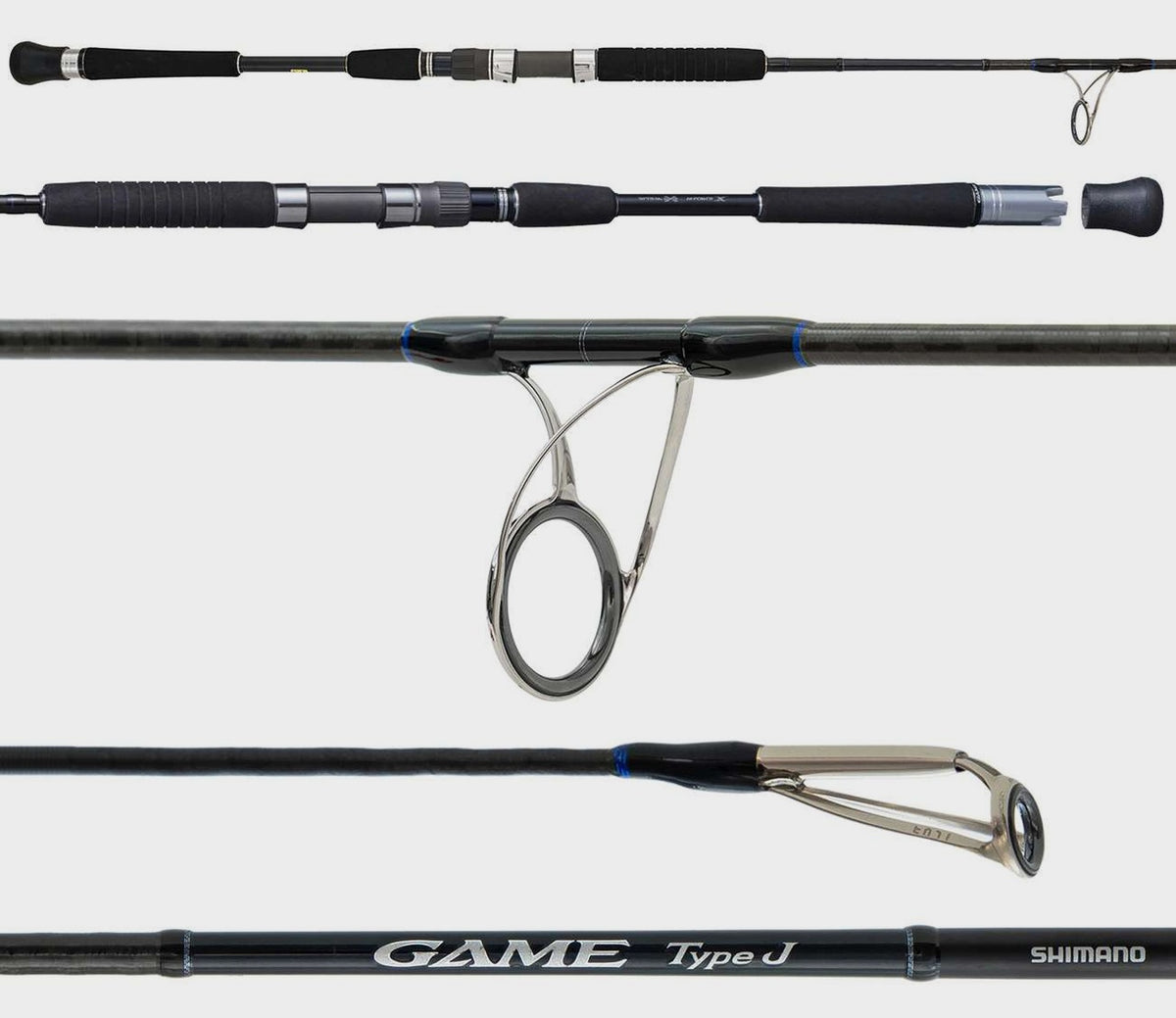 Game Type J Spinning Jigging Rods